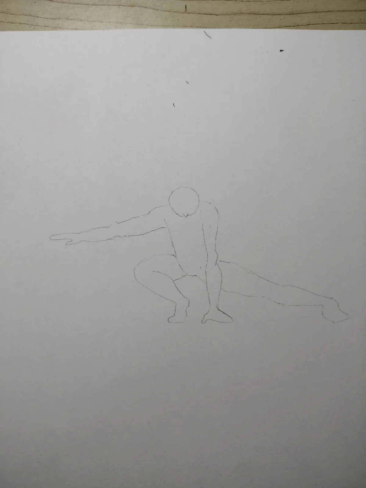 下描き